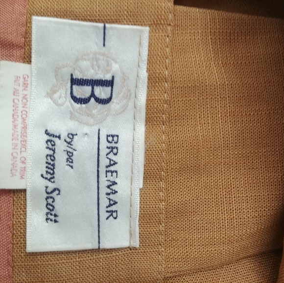 Vtage Braemar Sleeveless Buttons up Midi Dress 11 - Picture 4 of 5